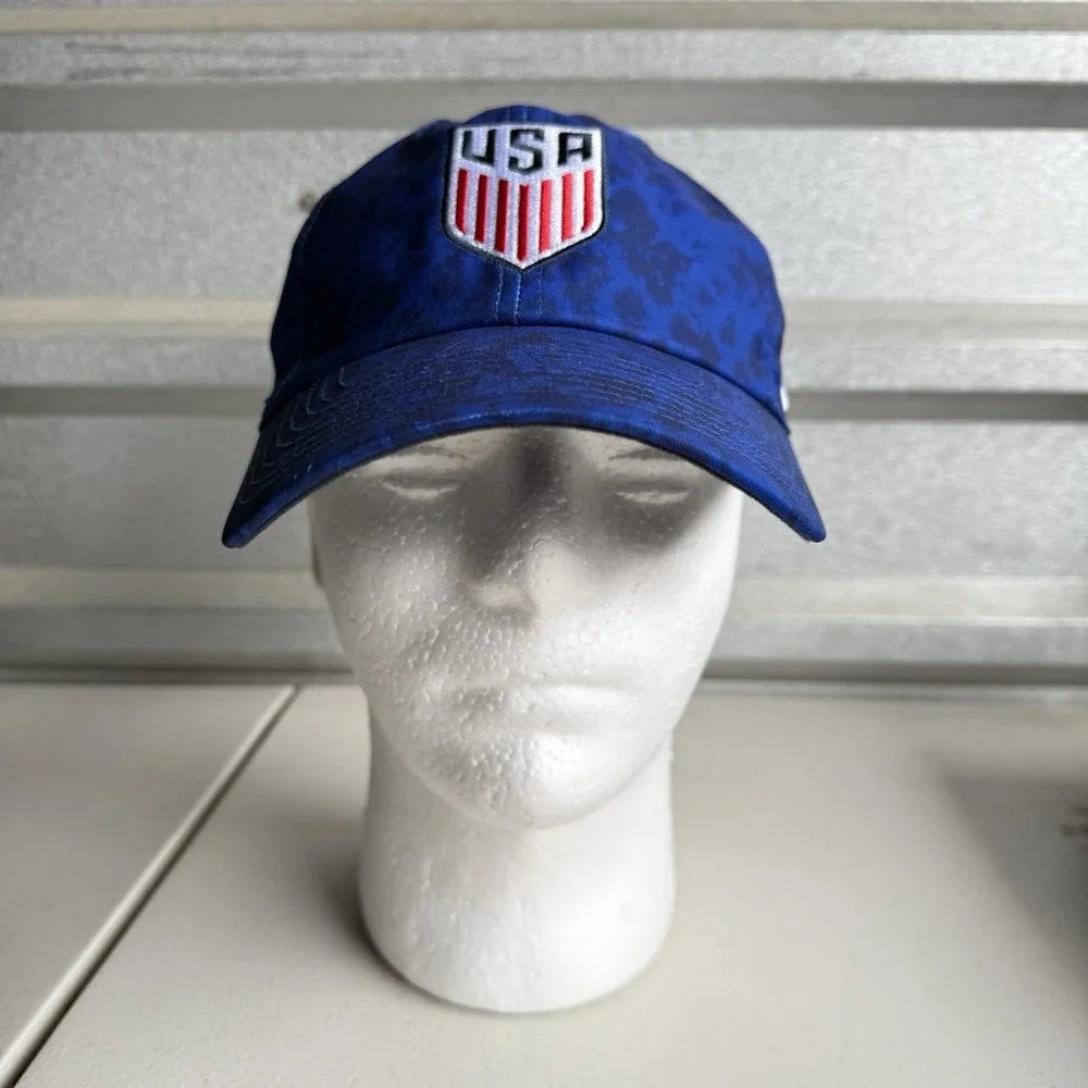 Nike USA Heritage86 Dri-Fit United‎ States Hat Cap Campus Blue Soccer Adjustable